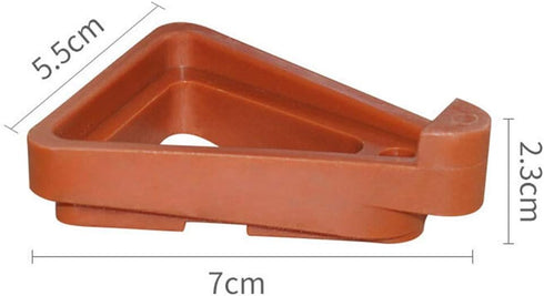 12Pcs Plant Pot Feet, Invisible Flower Pot Risers DIY Combination Triangle Toes Pot Lifters Supports Potted Plant Stand for Indoor Outdoor Gardeni...