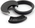 1pc 2-3/8 inch (60mm) Metal Desk Grommets with Brush Open for Managing and Hiding Wire Cord Cable Hole Cover Office PC Desk Cable Cord Organizer Z...