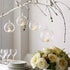 12 Pcs 3.15"/ 8cm Hanging Glass Tealight Holder Globe Plant Terrariums Glass Orbs Air Plants Tea Light Candle Holders Home Decor Indoor Outdoor Ga...