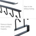 2pcs Mug Hooks Cups Wine Glasses Storage Hooks Kitchen Utensil Ties Belts and Scarf Hanging Hook Rack Holder Under Cabinet Closet Without Drilling...
