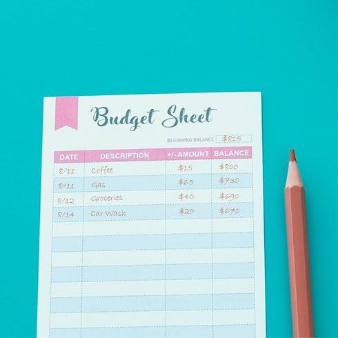 (Set of 90) Expense Tracker for A6 Budget Envelopes, Unpunched Budget Sheets Use with A6 Budget Binder Pockets, 3.1"x6.3"...