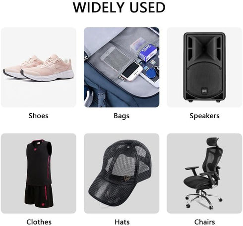 Speaker Grill Cloth Stereo Mesh Fabric for Speaker Repair and Replacement,Home Speaker,Media Cabinet,and Home Applications, Dustproof, Scratch Pro...