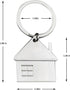 iMagitek 20 Pcs House Shaped Pendant Keychains Keyings Home Keychain Gifts House with Window Mental Keyring for Men and Women Gift...