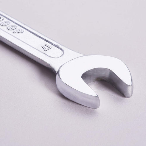 Utoolmart Double Open End Wrench, 185mm Length Metric Wrench, 17mm x 19mm Wrench Repairs Tool, 45# Carbon Steel, Chrome Plated...
