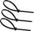 URBEST 100 Pcs Self Locking Wire Cable Zip, Tie Fasten Wrap 4 Inch Nylon Zip Tie (4 INCH, Black)...