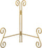 Gold Plate Stand, 6 Inch Decorative Plate Holder for Displaying Platters, Heavy-Duty Metal Easel Stand for Picture, Photo Frame, Plates, Books and...