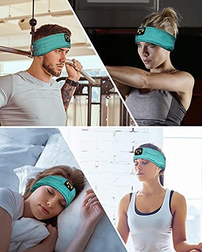 Sleep Headphones, Bluetooth Sleeping Headphones Headband Soft Elastic Comfortable Bluetooth Headband,Cool Tech Gadgets Sleeping Gifts Guide for Me...