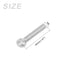 Shoulder Swing Lifting Bolt (M8x40mm) 2Pcs, 304 Stainless Steel Eye Bolts - for Home Renovation, Pipeline Gate Valves Fasteners, Silver...
