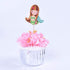 Double sided-Mermaid 24 PCS Handmade Pretty Mermaid Cupcake Toppers Baby Girls Children Kids Toddlers Teens Picnic Birthday Bridal Shower Baby Sho...