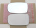 New Replacement Mirror Glass with Full Size Adhesive for 2011-2023 Chrysler 300 Dodge Charger 2011-2014 Chrysler 200 Driver Side View Left LH...