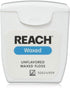 Reach Unflavored Waxed Dental Floss for Oral Care & Removal of Plaque & Food from Teeth & Gum Line, Accepted by The American Dental Association (A...