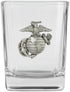 Indiana Metal Craft US Marine Corps Solid Pewter EGA Emblem Shot Glass. Made in USA....