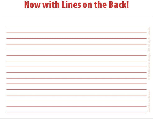 50 Double-Sided 4x6 Recipe Cards with Red Stripe and Christmas Holly Design - Perfect for Christmas Recipes...