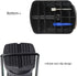 Bike Pump, Mini Bike Floor Pump Compact Mini Portable Bicycle Foot Pump Compatible with Presta and Schrader Valve Portable Bicycle Pump,Aluminum A...
