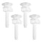 4 Pack Toilet Seat Screws Replacement Kit, Plastic Toilet Seat Screws/Toilet Seat Bolts, Toilet Screws for Seat Hardware with Nuts and Washers for...