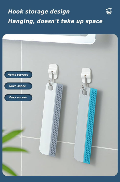 All-Purpose Mini Soft Rubber Window Squeegee Window Scrubber Scraper Glass Cleaning Squeegee Tool for Glass,Shower Door,Mirrors,Bathroom,Kitchen C...