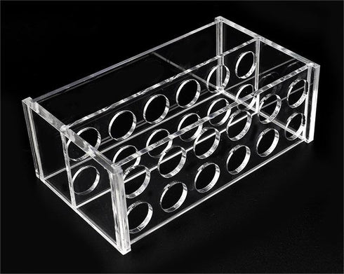 Two Layers 12 Sockets Plastic Test Tubes Rack Testing Tubes Holder Used for 25ml Centrifuge Tube...