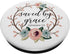 Saved By Grace Ephesians 2:5 Pink Blue Floral Bible PopSockets Adhesive PopGrip...
