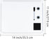 GDMINLO Double-Sided Small Dry Erase Board, 14 x 11 inches Whiteboard for Students Teachers School Supplies Lapboards, Includes a Black Dry Erase ...