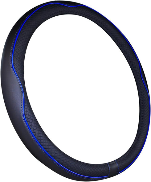 Mayco Bell Universal Standard Size Steering Wheel Cover Anti-Slip,Safety,Soft,Breathable,Durable,Full Surround,Comfortable Grip Microfiber Leather...