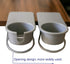 Drinking Cup Holder Clip Home Office Table Desk Side Clip Water Drink Beverage Soda Coffee Mug Holder Cup Clip Design (Grey)...