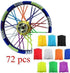 72Pcs Universal Spoke Skins Covers?Wheel Spoke Wraps Skins Pipe Trim Decoration Protector For Motorcycle Dirt Bike Yamaha Honda BMW Suzuki Kawasak...