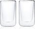 Blomus 63654 Nero Set of 2 Cappuccino or Tea Glasses, 8 oz, Clear, 2 Piece...