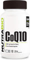 NutraBio CoQ10 Dietary Supplement, Healthy Heart Function & Cellular Energy Production, 100mg - 60 Capsules...