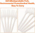 100% Eco Friendly Compostable Forks Disposable Forks Cornstarch Based 50 Large Disposable Utensils (6.7 in.) Durable and Heat Resistant Alternativ...