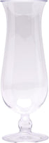 GET HUR-20-CL-EC Cheers - Break-Resistant Plastic Hurricane Glasses, 20 Ounce, 4 Pack, Clear...