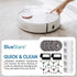 BlueStars Durable Replacement Accessories Parts Kit Fit Compatible with ECOVACS DEEBOT X1 Omni/ X1TURBO/ X1 Plus Robot Vacuum Cleaners (4 x mop pa...