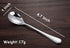 Demitasse Espresso Spoons, Mini Coffee Spoon, 4.7 Inches Stainless Steel Small Spoons for Dessert, Set of 6...