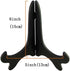 Artliving Black 6" Wood-Like Plastic Easels Plate Display Stands Picture Frame Stand Holder-Set of 4...