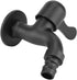 Washing Machine Tap, Wall Mount Water Tap 304 Stainless Steel Sink Faucet Black Garden Water Faucet for Bathroom Laundry Balcony (1)...