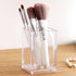 3 Pack Clear Acrylic Cosmetic Pencil Pen Holder Cup, Clear Makeup Brush Holder, Desk Acrylic Brushes Storage...