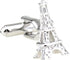 Eiffel Tower Pair France French Cufflinks Presentation Gift Box & Polishing Cloth...