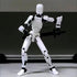 4PCS T13 Action Figure 3D Printed Multi-Jointed Movable,Dummy13 Action Figures,Lucky 13 Action Figures,Desktop Decorations for Action Figures for ...