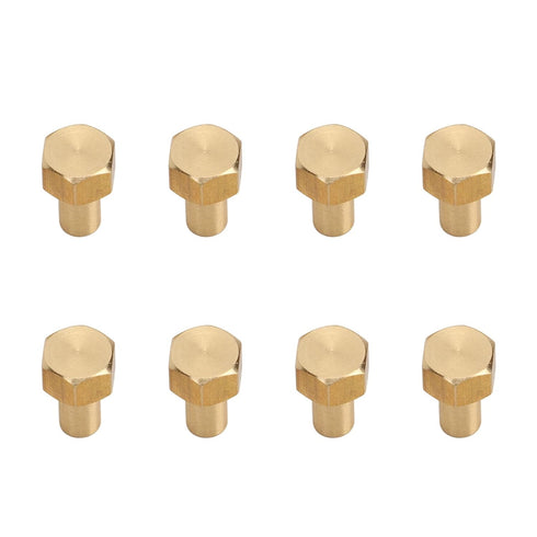1/24 RC Hex Nut, 8Pcs 1/24 RC Hex Nut Brass RC Wheel Lock Nut Replacement Accessories for SCX24 Wheels & Tires (8mm)...