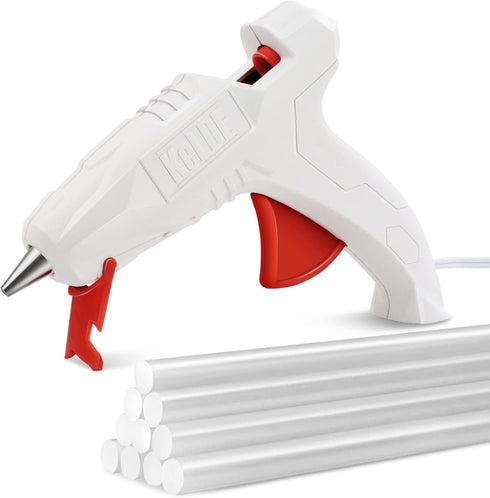 Full Size Glue Gun Kit - 40W High Temperature Hot Glue Gun with 10pcs Glue Sticks for DIY & Craft projects, Home decor…...