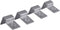 Pack of 4 Stainless Steel Aquarium Fish Tank Glass Cover Clip Support Holder for Protecting(12mm)...