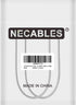 NECABLES 2Pack 8 Inch Short Telephone Cord Phone Cable Wall Phone Cord for Landline RJ11 6P4C Male to Male...