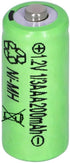 6 Packs 1/3aaa 200mah 1.2v NI-MH Rechargeable Battery for Outdoor Solar Garden Art Light Battery (Not AAA Standard Size Batteries, 1/3 The size of...