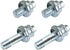 3/8" Side Post Battery Terminal Bolt, Ampper Standard Battery Side Post Extender Stud Compatible with GM Post, 2 Different Lengths (2 Pairs, Pack ...