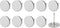 Upholstery Nail Tacks (11x13x1.2mm) 50Pcs, Iron Flat Head Push Pins - for House Construction, Home Kitchen Furniture, Silver Tone...