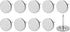 Upholstery Nail Tacks (11x13x1.2mm) 50Pcs, Iron Flat Head Push Pins - for House Construction, Home Kitchen Furniture, Silver Tone...