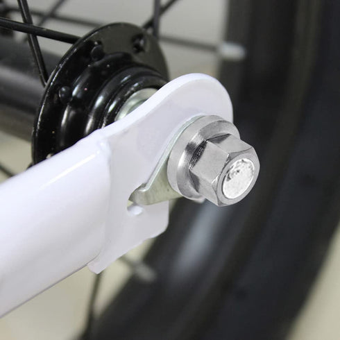 6pcs Bike Wheel Hub Nut Bike Flanged Axle Nut 3 Sizes M8/3/8"/M10 for Front and Rear Bike Wheel Mountain Bike and Kids Bike...