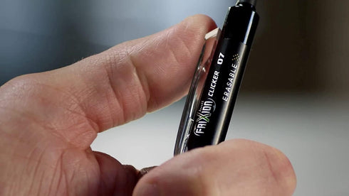 Pilot Frixion Erasable Pens - 6 Pack of Black Ink Pens + 4 Bonus Refills - Clicker Retractable Gel Ink Pen - Fine Point 0.7 mm Used for Rocketbook...