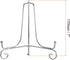 uxcell Plate Stand for Display, 7 Inch 2Pcs Iron Decorative Plate Holder Metal Easel Folding Display Stand for Photo Picture Frame, Silver...