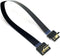 Cablecc 90 Degree Down Angled FPV Micro HDMI Male to Mini HDMI FPC Flat Cable 20cm for GOPRO Multicopter Aerial Photography Cablecc...