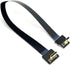 Cablecc 90 Degree Down Angled FPV Micro HDMI Male to Mini HDMI FPC Flat Cable 20cm for GOPRO Multicopter Aerial Photography Cablecc...